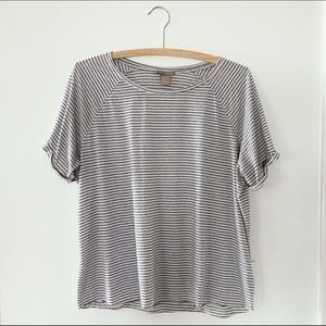 H & M // B&W Striped Tee